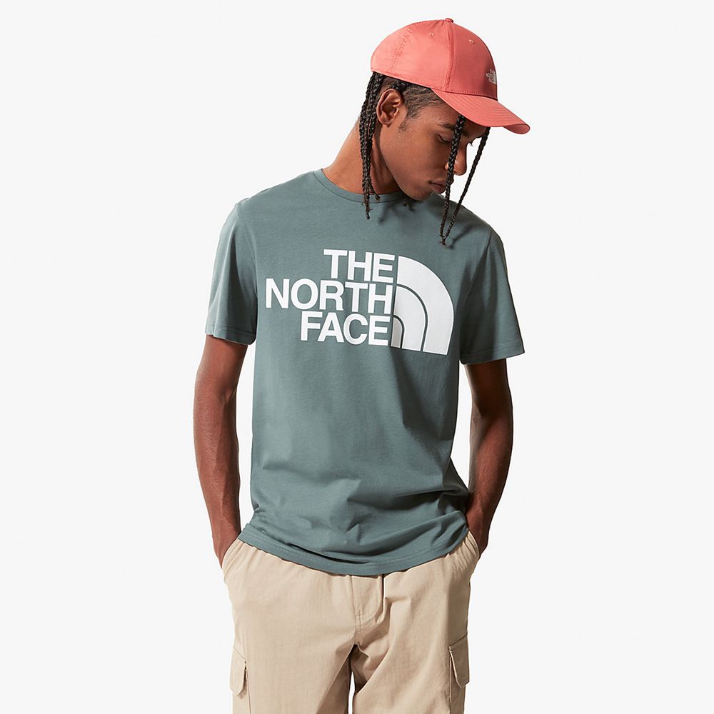 The North Face T-Shirts Mens Australia - The North Face Standard Green (FKO-613524)